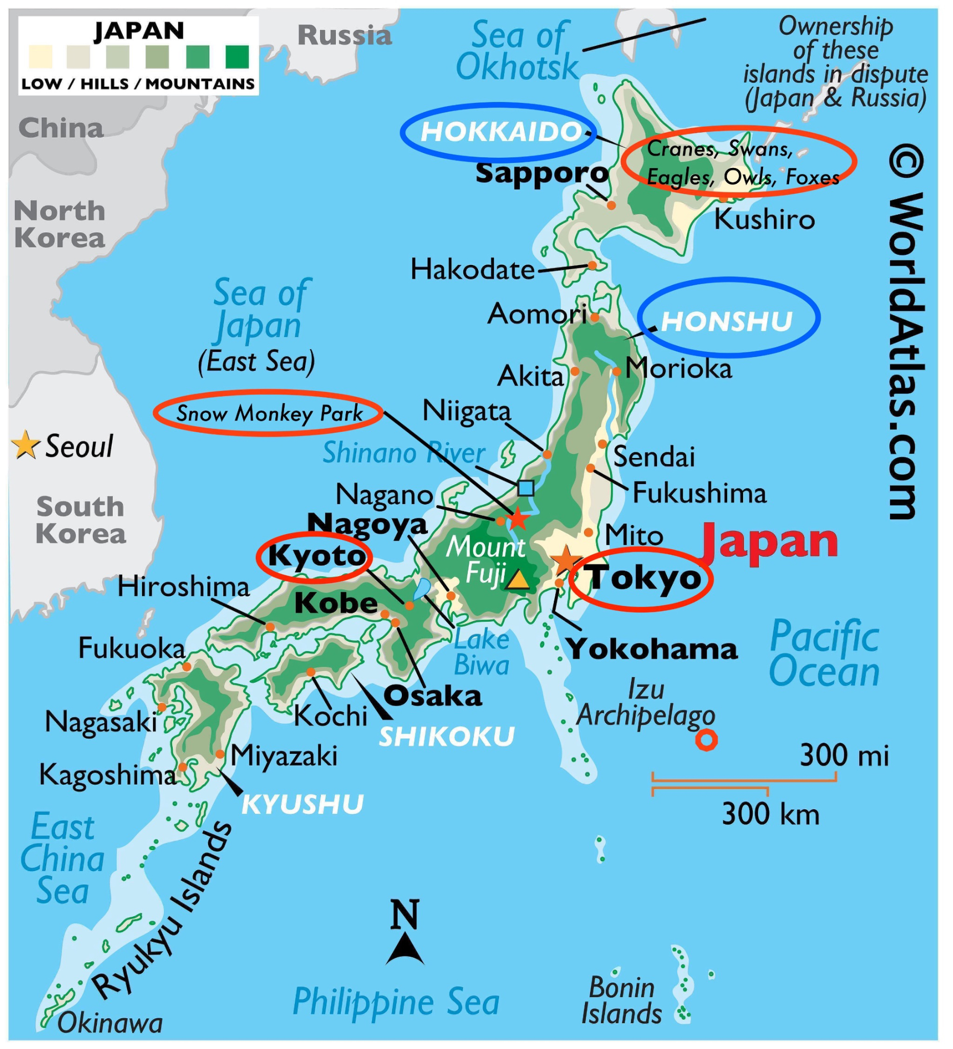 Map of Japan